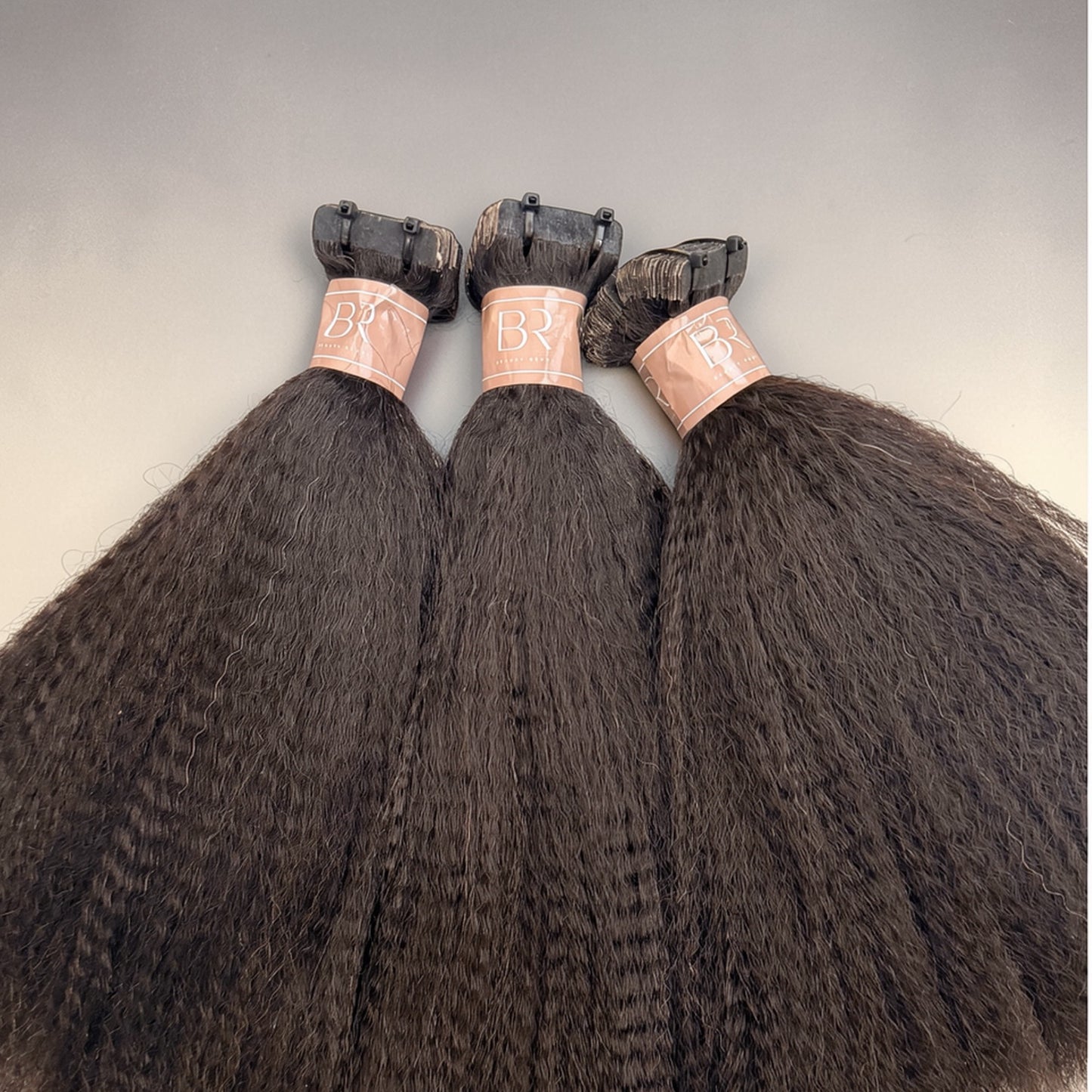 Kinky Straight Raw Vietnamese Tape-In Extensions 40-50 Pieces Per Pack