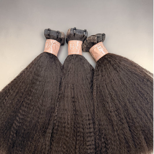 Kinky Straight Raw Vietnamese Tape-In Extensions 40-50 Pieces Per Pack