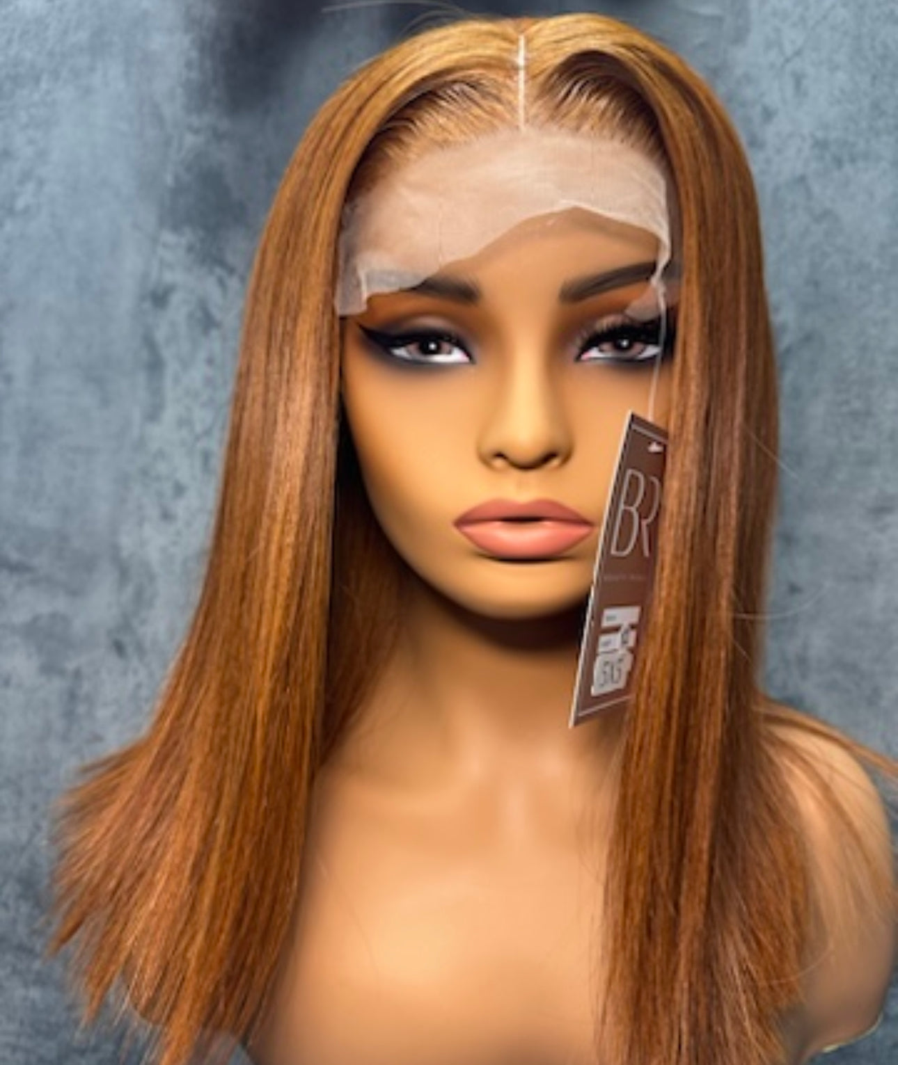 Orange - 5X5 HD Lace Closure Wig